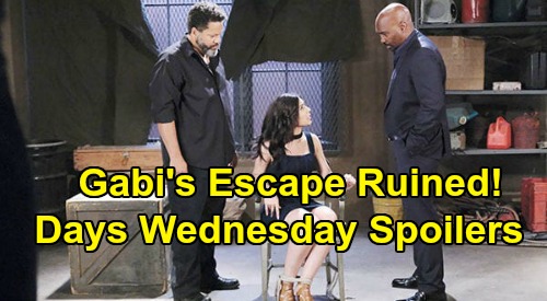 Days of Our Lives Spoilers: Wednesday, June 17 – Gwen Reveals Jake's Stolen Book To Claire – Gabi's Escape Ruined