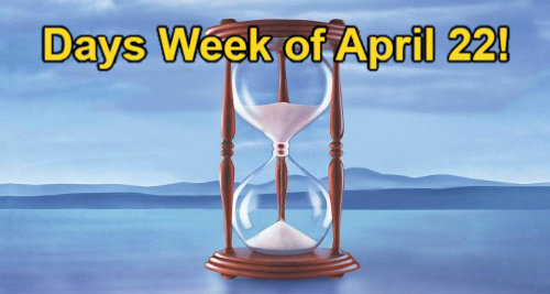 Days of Our Lives Spoilers Week of April 22 Jada’s Life Changing Surprise, New Sabotage Plot and Wedding Horror