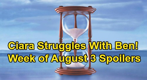 Days of Our Lives Spoilers: Week of August 3 – Ciara Struggles With Ben - One Couple Back In Love, Baby Shocker & DiMera War