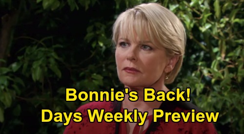 Days of Our Lives Spoilers: Week of July 6 Preview - Kayla & Justin’s Wedding - Bonnie’s Big Return - Steve & Kayla’s Reunion