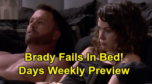 Days of Our Lives Spoilers: Week of June 15 Preview - Sarah & Brady Fail In Bed - Gwen & Jake Passion Explodes - Jack & Jen Romance