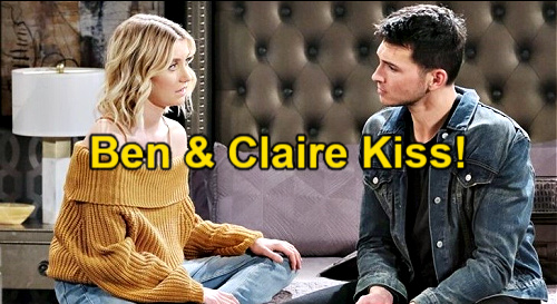 Days of Our Lives Spoilers: Ben & Claire Kiss – Passion Breaks Out When Ciara Heartbreak Hits