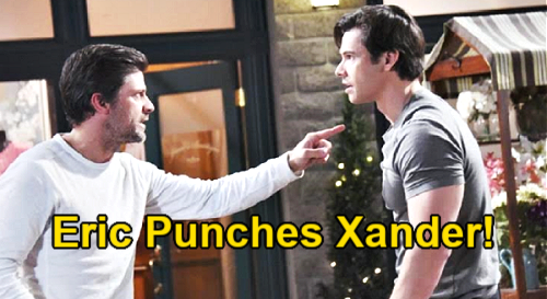 Days of Our Lives Spoilers: Eric Punches Xander Over Cheating Confession – Old Enemy Pays for Taking Nicole to Bed