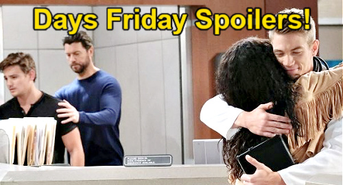 Days of Our Lives Spoilers: Friday, April 29 – Johnny & Ben Rescued – Chanel’s Hospital Bombshell – Allie Whisks Ciara Away