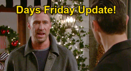 Days of Our Lives Spoilers: Friday, December 17 Update – Sarah Needs a Hero – Belle’s Murder Theory – Kate Blasts Lying Philip