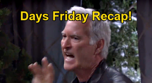 Days of Our Lives Spoilers: Friday, December 24 Recap – Gabriel’s Secret Weapon for John – Marlena Unconscious After Attack