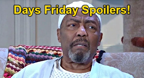 Days of Our Lives Spoilers: Friday, June 23 – Fake Theo Doesn't Fool Abe – Talia's Fate Decided – Eli & Rafe Team Up - Vimarsana News