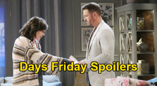 Days of Our Lives Spoilers: Friday, May 7 – Sami Masquerades as Male Dr. Stan – Tripp Stuns Claire – Kate Fights Injection