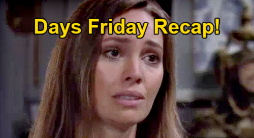 Days of Our Lives Spoilers: Friday, November 5 Recap – Jack Rejects Gwen - Belle’s Nightmare – Susan’s Premonition