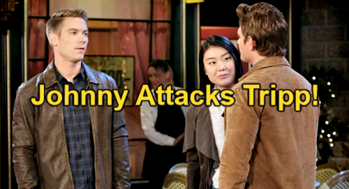 Days of Our Lives Spoilers: Johnny’s Violent Attack on Tripp – Wendy Stuck in Messy Showdown