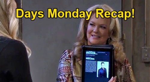 Days of Our Lives Spoilers: Monday, August 15 Recap – Anna Fixates on Stefan Obituary Clue – Gabi Rejects Li’s Ring Request