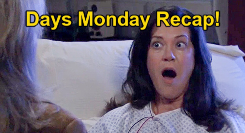 Days of Our Lives Spoilers: Monday, December 20 Recap – Tripp in Coma After Jan Swap – Kate Vows to Fix Philip’s Mess