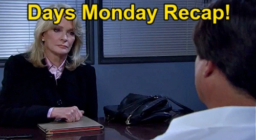 Days of Our Lives Spoilers: Monday, July 18 Recap – EJ Blackmails Chad & Kate – Xander Rushes Sarah to the Altar