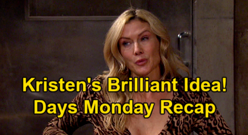 Days of Our Lives Spoilers: Monday, March 15 Recap – Claire Dodges Murder Questions – Evan In Custody – Kristen’s Brilliant Idea