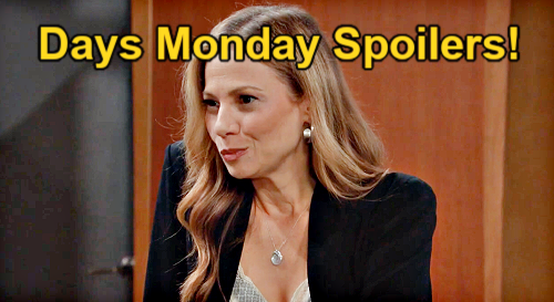 Days of Our Lives Spoilers: Monday, March 18 – Stefan’s Message – Sloan Rips Into Eric – Ava & Harris Hit the Sheets