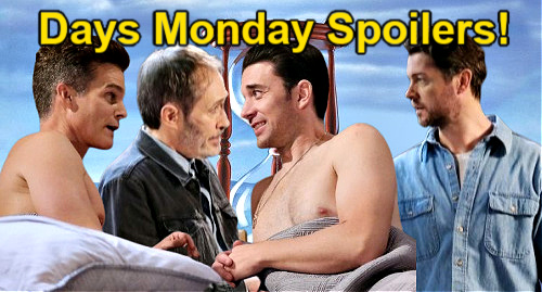 Days of Our Lives Spoilers: Monday, March 28 – Craig Catches Leo & Chad in Bed - Ciara Sounds Clyde Alarm – Orpheus & EJ Face Off