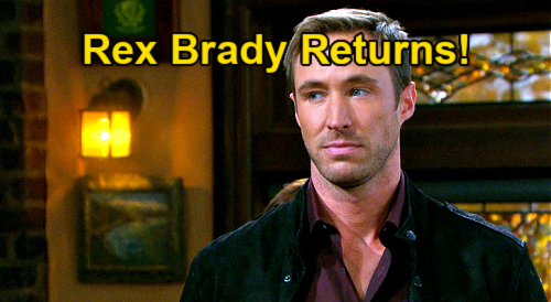 Days of Our Lives Spoilers: Rex Brady Returns, Kyle Lowder Back to DOOL – Sarah’s Ex Home to Shake Things Up