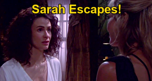 Days of Our Lives Spoilers: Sarah Escapes Island Bedroom – Tells Steve & Kayla Wild Story