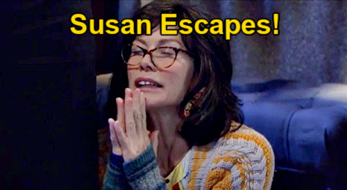 Days of Our Lives Spoilers: Susan Crashes EJ’s Thanksgiving with Tony & Anna – Escapes Crypt & Rats Out Marlena?