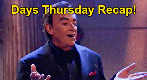 Days of Our Lives Spoilers: Thursday, April 28 Recap – Andre Threatens to Kill Ben - Susan Remembers Devil Johnny
