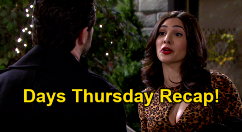 Days of Our Lives Spoilers: Thursday, February 18 Recap - Orpheus Takes Control of Ciara - Abigail & Gwen Brawl - Rhodes Shot
