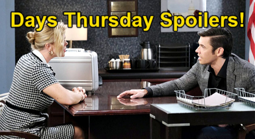 Days of Our Lives Spoilers: Thursday, July 15 – Sami Tempts Xander – Eric Suspects Nicole’s Secret – Lucas Blabs to Philip