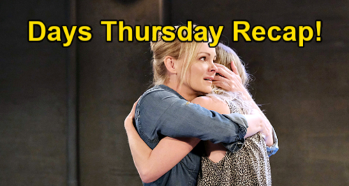 Days of Our Lives Spoilers: Thursday, June 3 Recap – Ben Saves Claire from Fire – Abe Accuses Paulina - Chanel’s New Bakery