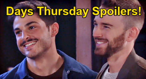 Days of Our Lives Spoilers: Thursday, March 10 – Will & Sonny Return – Brady Spills Secret Plot to John – Nancy Rages at Leo