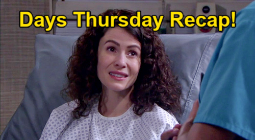 Days of Our Lives Spoilers: Thursday, March 24 Recap – Sarah’s Severe Brain Damage – Maggie Refuses Bayview & Turns to Tony