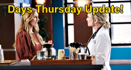 Days of Our Lives Spoilers: Thursday, November 4 Update – Gwen Baby Lie Exposed – Kristen’s Escape Plot – Steve’s Plan Pays Off
