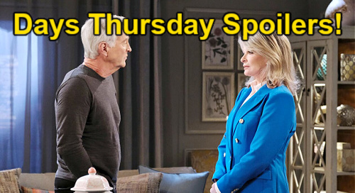 Days of Our Lives Spoilers: Thursday, September 2 – John’s Mission – Anna Saves Carrie’s Marriage – Paulina’s Miami Surprise