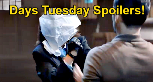 Days of Our Lives Spoilers: Tuesday, April 18 – Megan’s Escape Plot – Xander Rushed to Hospital – Chad’s Heroic Move