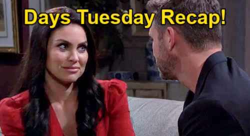 Days of Our Lives Spoilers: Tuesday, April 19 Recap – Abigail Bursts Jennifer’s Gwen Bubble – Chloe & Brady Go Public