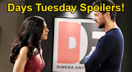 Days of Our Lives Spoilers: Tuesday, April 26 – Jan’s Baby at Risk – Gabi & EJ Face Off – Eric’s True Feelings for Nicole