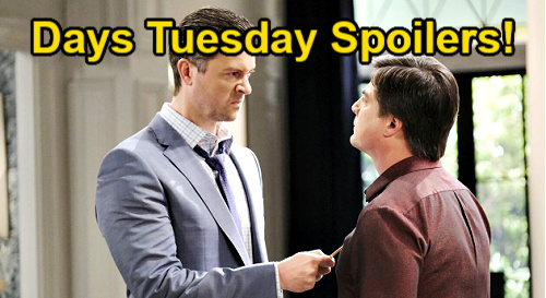 Days of Our Lives Spoilers: Tuesday, August 10 – EJ Threatens Lucas – Ciara Takes Care of Hurt Ben – Gabi’s Dirty Titan Trick