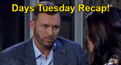 Days of Our Lives Spoilers: Tuesday, August 16 Recap – Chloe & Brainwashed Stefan Reunion Scheme – Lucas 3 Years at Statesville