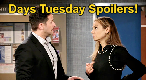 Days of Our Lives Spoilers: Tuesday, February 13 – Cops Haul Xander Off to Jail - Derail Sarah Passion