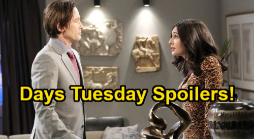 Days of Our Lives Spoilers: Tuesday, February 23 – Charlie Grabs Claire – Sarah’s Bomb for Xander – Gabi Gets Wish
