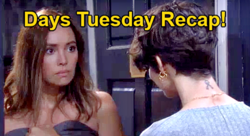 Days of Our Lives Spoilers: Tuesday, January 18 Recap – Sarah & Xander's Passionate Kiss - Kristen Pulls Gun on Steve