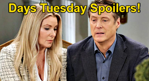 Days of Our Lives Spoilers: Tuesday, June 14 – Jack & Jennifer Grieve Abigail – Leo & Gwen’s Accusations – Chad Blasts Kate