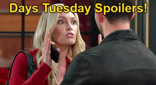 Days of Our Lives Spoilers: Tuesday, March 26 – Theresa Seduces Alex – Brady’s Warning – Wendy & Tripp Talk Real Marriage