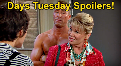 Days of Our Lives Spoilers: Tuesday, May 30 – Rex’s Paternity Lie – Xander’s News Enrages Gwen – Justin Blasts Maggie