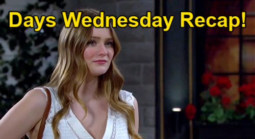 Days of Our Lives Spoilers: Wednesday, July 20 Recap – Allie Spies Johnny & Chanel’s Kiss - Sarah’s Dropped Murder Clue