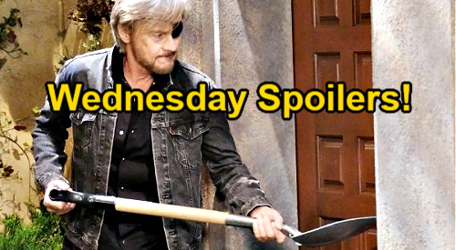 Days of Our Lives Spoilers: Wednesday, November 24 – Susan Ordered to Stab John to Death – Steve Smashes Crypt Lock