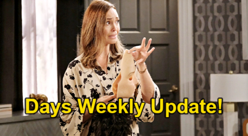 Days of Our Lives Spoilers: Week of August 1 Update – Gwen’s Sarah Mask Trick – Johnny Recruits Paulina – Eric’s Surprise Offer