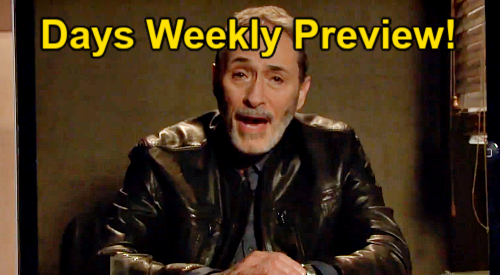Days of Our Lives Spoilers: Week of August 29 Preview – Orpheus’ Bomb Puzzle – Marlena, Kayla & Kate Have One Hour to Live