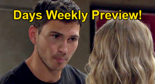 Days of Our Lives Spoilers: Week of July 19 Preview – EJ’s Cheating Meltdown – Eric Attacks Xander – Ben Blocks Ciara Marriage