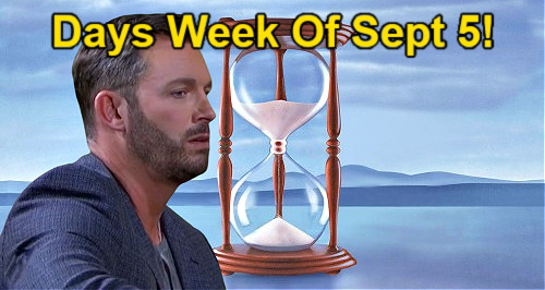 Days of Our Lives Spoilers: Week of September 5 – Jennifer’s Crushing Secret – Will Returns for Sonny – Brady Suspects Kristen
