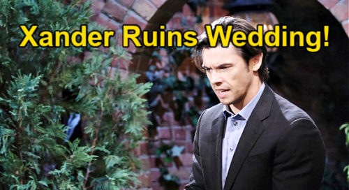 Days of Our Lives Spoilers: Xander Crashes Bonnie's Wedding - Demands Stolen Money Back