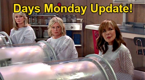 Days of Our Lives Update: Monday, February 27 – Marlena, Kayla & Kate Trapped – Nicole’s 25th Anniversary Episode